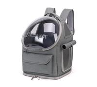 Cat Backpack Carrier, Breathable Cat Bubble Backpack for Kitty & Small Dog, Large Space Cat Carrier Backpack, Foldable Airline Approved Carrier for Trip Vet Travel up to 18lbs（Gray）