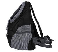 Cat Backpack Carrier, Dog Backpack Cat with Zipper Design Pet Travel Bag for Pet Communication and Interaction (Black)