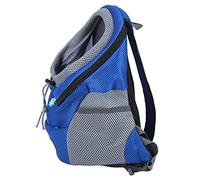 Cat Backpack Carrier, Dog Backpack Pet Travel Bag with Zipper Design Cat for Pet Communication and Interaction (Blue)