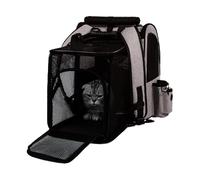 Cat Backpack Carrier - Foldable Travel Bag, Breathable Pet Tote | Expandable Shoulder Pack for Small Animals, Cat Backpack Carrier for Car Ride, Outdoor Hiking, Biking, Camping, Compact Companion Bag