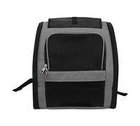 Cat Backpack Carrier, Pet Traveler Backpack for Small to Medium Pets, Portable Breathable Oxford Cloth Carrier with Foldable Sun Visor and Safety Belt, Large Capacity Pet Carrier f (L (within