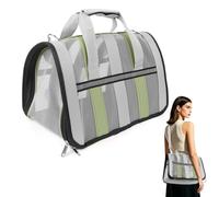 Cat Backpack Carrier, Portable Breathable Pet Carrier Backpack, Cat Carrier Travel for Small Dogs and Cats Fit Up to 7kg for Travel & Hiking Friendly (Avocado Color)
