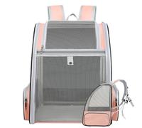 Cat Backpack, Cat Carrier Backpack - Pet Backpack Carrier | Portable Pet Supplies with Non Slip Bottom Plate for Small Animals