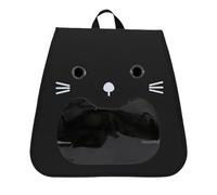 Cat Backpack, Pet Backpack, Cuddly, Soft, Breathable Puppy Backpack, Portable Foldable Pet Carrier Bag with Smiling Face, Cat Supplies, Pet Travel Bag for Outdoor Ak