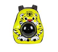 Cat Backpack Pet Bag Space Capsule for Hiking Hard Shell Capsule Front Removable Pad Adjustable Shoulder Straps (N)