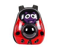 Cat Backpack Pet Bag Space Capsule for Hiking Hard Shell Capsule Front Removable Pad Adjustable Shoulder Straps (O)