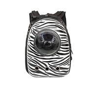 Cat Backpack Pet Bag Space Capsule for Hiking Hard Shell Capsule Front Removable Pad Adjustable Shoulder Straps (B)
