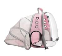 Cat Backpack Pet Carrier Portable Backpack Carrier With Harness And Leash Set Ideal For Guinea Pig Rabbit And All Small Pets Cat Carrier Travel Bag (Color : B, Size : 29 * 31 * 42cm)