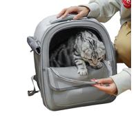 Cat Backpack - Pet Supplies, Ventilated Bubble Backpack | Pet Carrier, Spacious Cat Outdoor and Small Dog Bag, Breathable Side Opening Design for Puppies, Comfortable Carrying From Home