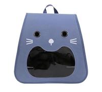 Cat Backpack - Ventilated Dog Carrier, Comfortable Soft Dog Backpack | Portable Happy Face Foldable Pet Transport Bag, Cat Gear Travel Bag for Outdoor Adventures (13.78x12.2x11.42 inches)
