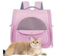 Cat Backpack - Ventilated Kitten Carrier, Pet Backpack | Portable Puppy Bag, Adorable Cat Backpack for Travel, Hiking, Walking, Outdoor Backpack for Ani