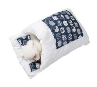 Cat Bag Bed - Cat Cave Sleeping Bag | Removable Cocoon Pet Bed with Cushion | Washable Warming Sleeping Zone for Pets | Cuddly Cave for Puppies and Kittens Indoor