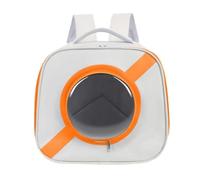 cat Bags Pet Bag Cat Bag Outdoor Portable Breathable Backpack Foldable UFO Bag Cat and Dog Storage Backpack Pet Supplies Soft Side Travel Cat Bag(Orange)