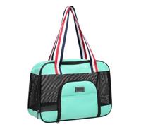 cat Bags Portable Cat Bag, Breathable Portable Bag, Scratch-Resistant Oxford Cloth Pet Bag, Multi-Functional Cat Bag Soft Side Travel Cat Bag(Green,B)