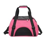 Cat Bags Soft-Sided Portable Dog Mesh Breathable For Cats Dogs Comfort Foldable Handbag Pet Transport Bag(Pink,M)