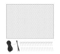 Cat Balcony Protection - Cat Balcony Net For Security | Strong Mesh With Screws Straps And Zip Ties, Safety Fence Screen For Apartment, Garden, Window, Patio, Deck Use, 118.11x0.39x78.74 Inches
