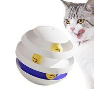 Cat Ball Run | 3-Layer Cat Puzzle Toy | Training Toy for Cats, Funny Cat Toy for Exercising, Consume Energy, Pets