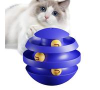 Cat Ball Toy - 3-Layer Interactive Play Tower for Cats | Durable Track Toy for Hunting & Playing | Cat Toy for Training & Consuming Energy, Non-Slip & Safe