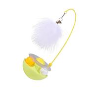 Cat Ball Toy - Interactive Kitten Toys Roller Tracks Extra Long Feather Wand - Interactive Kitten Toys Roller Tracks Catnip for Indoor Cats Kittens