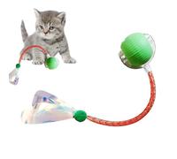 Cat Ball Toy - Smart Rolling Cat Ball | Pet Exercise Kitten Toy Agile Motion Play for Living Room Bedroom Home Garage Balcony Farmhouse