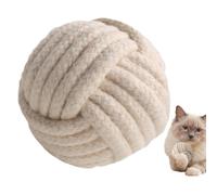 Cat Ball Toy with Bell, Interactive Enriching Elastic Chew Balls | Kitten chew self-play exercise toy for small, medium, large, indoors, home, on the go