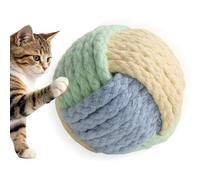 Cat Ball Toy with Bell Interactive Enrichment Chewing Elastic Pet Balls