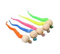 Cat Ball Toys, Wiggly Balls Plush Cat Toy Simulation Worm Toy With Bell For Pet Interactive Ball With Bell Brightly Colored Cat Toys Kitten Activity Interactive Toy
