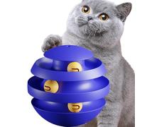 Cat Ball Track Toy - Fun Interactive Playset For Active Cats And Kittens | Catch The Balls Kitten Indoor Exercise Entertainment Daily Mental Stimulation