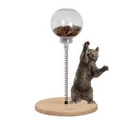 Cat Ball with Spring | Cat Toy Cup Sweet Balls - Feeding Ball for