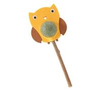 Cat Balls for Cats - Cartoon Owl Interactive Teeth Cleaning Toys Cat Balls | Lick Ball for Cat | Increases Appetite Chew Toy Nature Toys