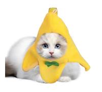 Cat Banana Hat - Adorable Pet Banana Hat | Pet Headwear Hood Cat Cap | Funny Cosplay Prop Perfect For Photo Shoots, Costume Parties & Social Media Moments