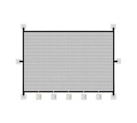 Cat Barrier - Retractable Mesh Separator, Portable Safety Wall Protector, Flexible Pet Screen, Quick Mount Gate, Soft Fence Netting & R