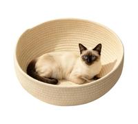 Cat Basket Bed Washable Breathable Scratch-Resistant Round