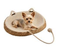 Cat Basket Bed | Woven Kitten Sleeping - Indoor Cat Sleeping Nest,for Trainers Animal Lovers Apartment Home Office Shelters Bedroom Living Room Study