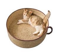 Cat Basket - Cotton Rope, Cotton, 35x35x13cm | Pet Sleeping Nest, Cat Bed Kitten Nest | Comfortable Indoor Resting Spot For Cats Kittens Relaxing Sleeping And Napping