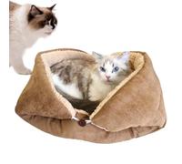 Cat Baskets | Double Sided Foldable Cuddly Nest | Small Dog Basket and Cat Sleep Mat | For Puppy Small Dog Pet Indoor All Seasons Home Apartment V