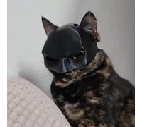 Cat Bat Cosplay Hat, Cat Bat Mask, Pet Cat Bat Mask for Halloween Party Decoration, Cat Cosplay Bat Costume Mask, Cute Cat Dress Up Accessories, Bat Cat 3D Mask for Halloween Party Decoration (L)