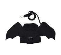 Cat Bat Wings, Halloween Adjustable Harness, Felt Fabric, Small Animal Cat Costume, for Puppies, Kittens, Home, Travel, Easter, Christmas, Photo , Holiday Party