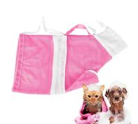 Cat Bath Bag - Secure Restraint Helper For Stress Free Cleaning And Nail Care | Grooming Mesh Controlled Handling During Washing Pet Safe Home Bathing