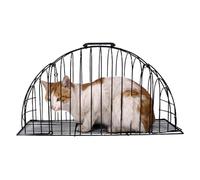 Cat Bath Cage, Portable Mesh Anti-scratch Pet Grooming Washing Cage For Bathing Nail Trimming Ears Clean Medicine Feeding, S/M/L