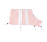 Cat Bathing Bag, Versatile Wear Resistant 3 Layer Fabric Removable Cat Shower Bag for Cat for Cat Grooming Supplies (Pink and White Model)