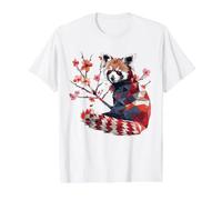 Cat Bear T Kimono Jacket Little Pandas Haori Red Panda Value Graphic T-Shirt, Men, White, S