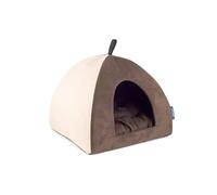 Ancol Stuffed Comfortable Safe Non Slip Cotton Faux Suede Pyramid Bed Pet Mat Bedding