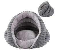 Cat Bed - Cat Bed Cave Thermal Balance T-Designed with Sturdy Velvet Surfaces to Withstand Daily Wear, This Sleeping Bag Combines Non-Slip Bottom and Structure