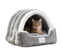 Cat Bed Cave A Plush Soft Pet Nest Furniture with | Soft bed for kittens for the living room, the bedroom, the outdoors, the terrace and the