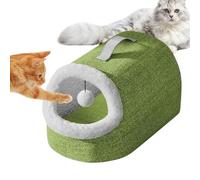 Cat Bed | Cave, and Tent with Thick Warm Quilted Blanket Supplies | Mat Pad for Pets, for Puppies Animals Small Dogs Outdoor Travel Winter