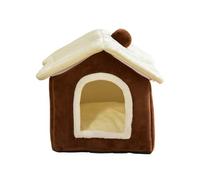 Cat Bed Cave Bed House for Cats - Cube Houses for Kitten for Indoor - Covered Beds for Cats 40 x 3 5 cm/15.75 x 13.78 Inches, Soft Winter House for Compa Pets