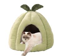 Cat Bed Cave - Cat Caves for Indoor Cats | Dog Bed with Melon Shape, Non-Slip for Kennel, Cat Cave, Dog Bed, Cute Melon Shape