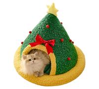 Cat Bed Cave | Christmas and Winter Pet House, Waterproof and Windproof Puppy Bed - For Cats Rabbits Small Animals Indoor Bedroom Living Room Balcony Winter Christmas