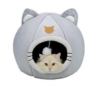 Cat Bed Cave, Felt Cat Cave, 2 in 1 Cat Cabin for Indoor Cats | Advanced Grip Non-Slip Bottom for Sofa Bed and Pet Relaxing